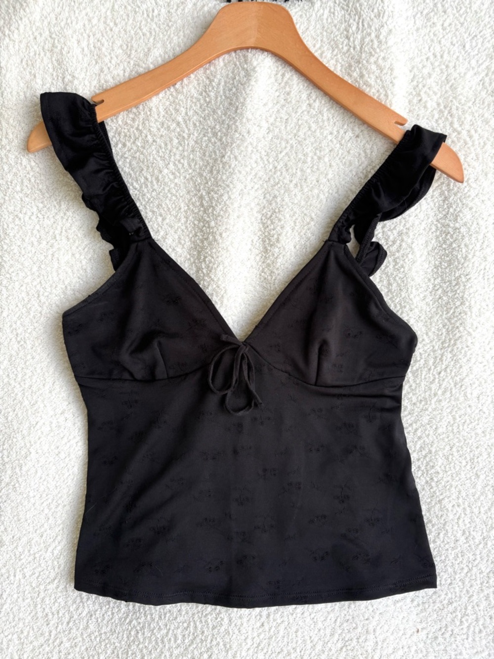 H&M Open Back Ruffle Strap Tank
